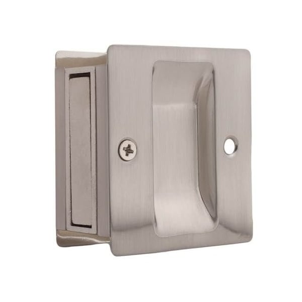 Weslock Rect Pass Pocket Door Lock ADJ Backset Full Lip Strike Satin Nickel 00527XNXN - main